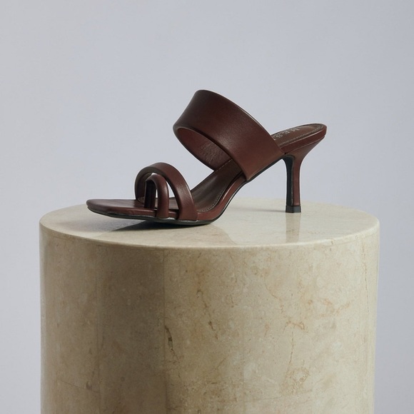 THICK STRAP MULE CHOCOLATE MESHKI - Picture 5 of 5